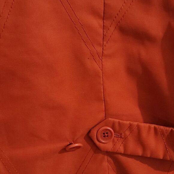 Faconnable Women's Red Orange Vest Sz L - Picture 5 of 12